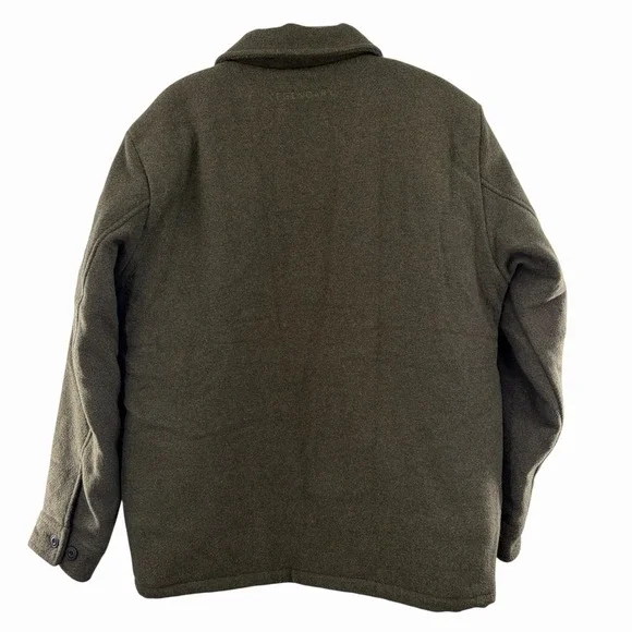Legendary Whitetail Buck Outdoorsman Berber Lined Wool Jacket Men's L Hunting